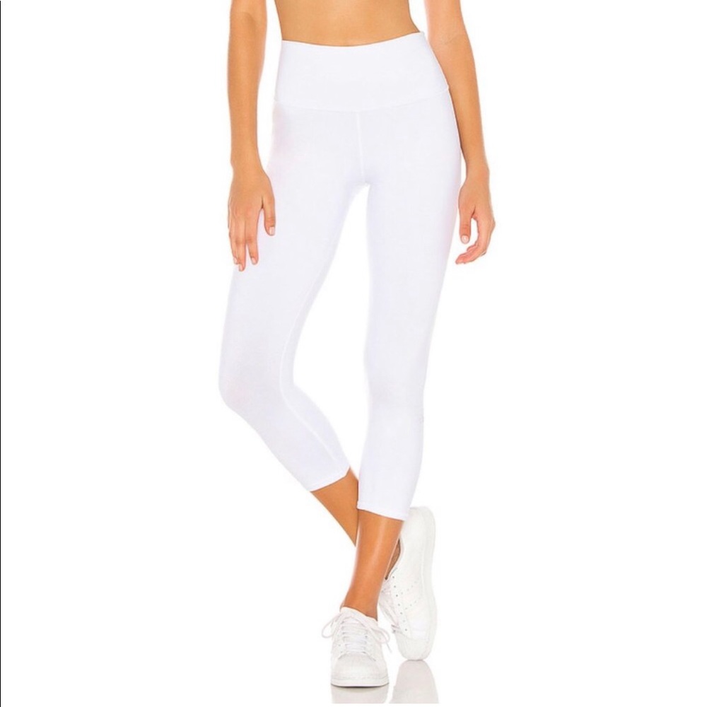 Alo Yoga Airbrush High Waist Leggings Pants White Small S